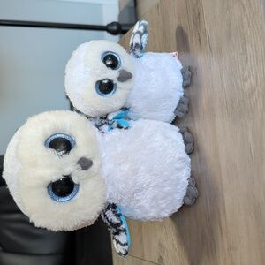Pair Of Beenie Boos- Spells The Owl Large And Small